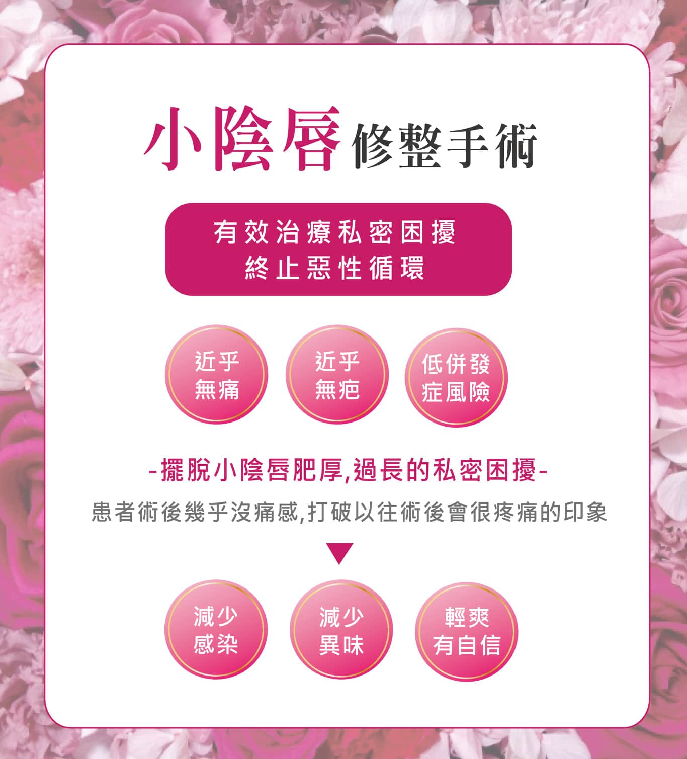 小陰唇,私密處,整形,手術,女性包皮,渾然天成,困擾,小陰脣