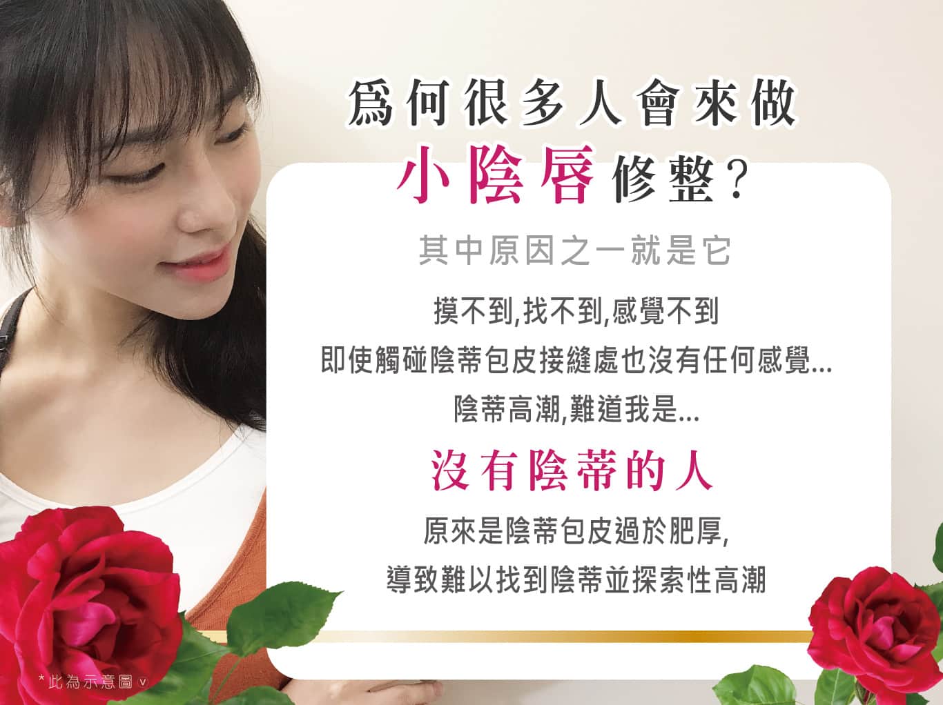 小陰唇,私密處,整形,手術,女性包皮,渾然天成,困擾,小陰脣